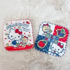 サンリオ ハローキティ ミニタオル 2枚セット 名前タグ付き ハンドタオル