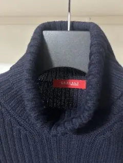 GENIALI MILANO タートルネック ニット ネイビー