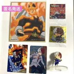 ヒロアカ　エンデヴァー　色紙　シール、　轟焦凍　フィギュアカード　ステッカー