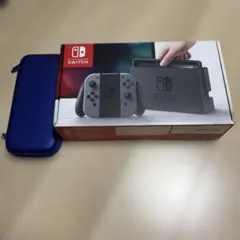 microSD ポーチ付 ニンテンドースイッチ グレー 付属品完備 - メルカリ