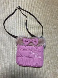 Mezzo Piano リボン付きショルダーバッグ　未使用