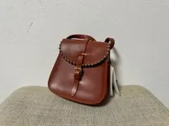 ＜HERBERT Frere Soeur＞レザーショルダーバッグ ブラウン 本革 FRAMeWORK - HERBERT FRERE SOEUR レザーショルダーバッグの通販 by u