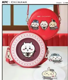 中国限定 ちいかわ ケンタッキー限定 PU の斜めがけバッグ 痛バッグ