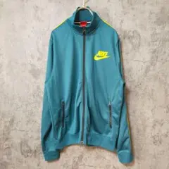【美品】(2XL) NIKE ナイキ トラックジャケット フルジップ ロゴ