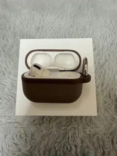 AirPods本体 ブラウン充電ケース付き
