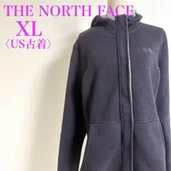 ノースフェイス ザフリース ジップパーカー レディースXL 防寒　US古着