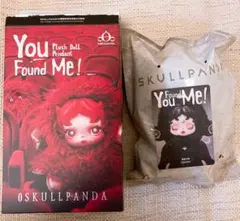 POP MART スカルパンダ　You Found Me! Darkness 黒