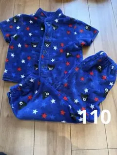 DOUBLE.B ミキハウス　星柄クマパジャマ 100cm 110cmフリース