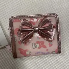 マイメロディ リボン付き財布 ピンク レア　未使用