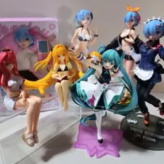 まとめ売り　美少女フィギュア 金色の闇　レム　リゼロ 初音ミク　五等分の花嫁