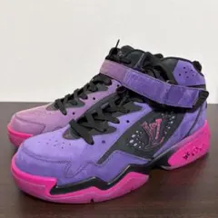 ルイヴィトン LVトレイナー2ライン スニーカー size 8 パープル メンズ