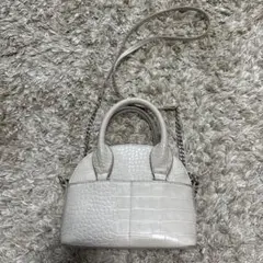 ZARA アニマルプリント ミニボストンバッグ