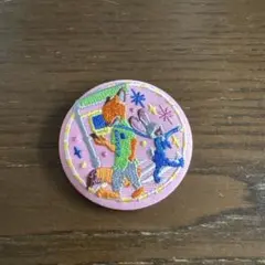 ディズニー刺繍缶バッチ　第二弾 ズートピア ビスケット