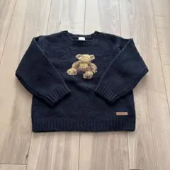 petit main クマ　ネイビー