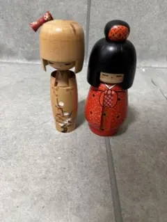 創作こけし セット 宮下はじめ作 髪飾り 明光作 童女 - メルカリ