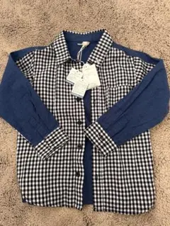 apres les cours♡チェック柄長袖シャツ♡110サイズ♡新品未使用