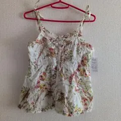 キャミソール Mサイズ 肩リボン フロントボタンのサムネイル