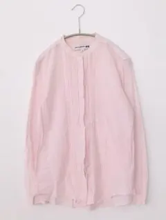 ユニクロ×イネス・ド・ラ・フレサンジュ　シアーコットンスタンドカラーシャツ