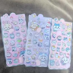 ちいかわお尻シール　ぷにぷにシール　おしりシール　桃シールセット 3枚