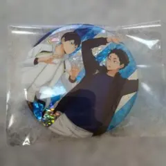 【新品】ハイキュー 缶バッジ ホログラム ビスケット　クッキー　ジャージ交換