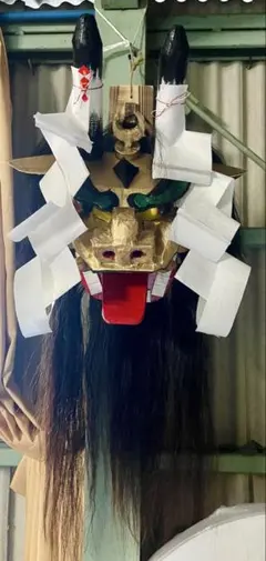 ま*中様 琉球舞踊 小道具 獅子頭 - メルカリ