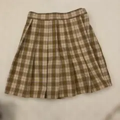 【新品未使用洗濯済】UNIQLO チェック柄キュロット 160