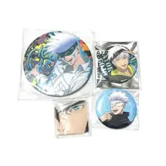 呪術廻戦 缶バッジ アクキー 五条 4点セット