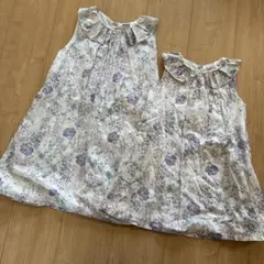 petit main 花柄ノースリーブワンピース 110cm 130cm まとめ