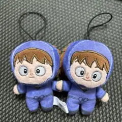 忍たま乱太郎 ほわぬいぬいぐるみ マスコット　鉢屋三郎&不破雷蔵 2種セット