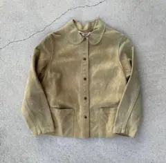 珍品◎NORM THOMPSONヴィンテージ60sスエードレザージャケット黄色