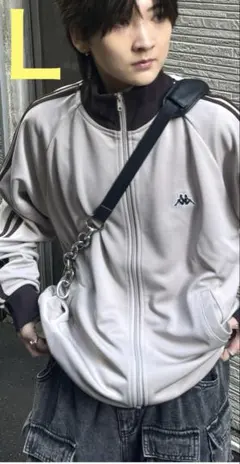 Kappa ベージュ ジップアップジャケット