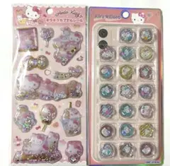 キティ　キラキラカプセルシール　うるちゅる　サンリオキャラクターズ　日焼け