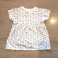 PETIT BATEAU プチバトー ワンピース ハート 18m 80cmのサムネイル