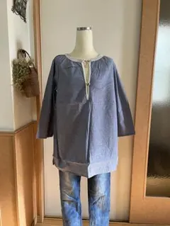 ◆未使用◆L◆northern truck ◆チュニックシャツ◆ブルーのサムネイル