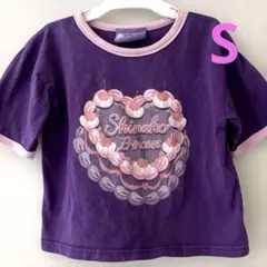 WEGO しなこ475コラボ リンガーTシャツ　プリンセス　パープルS キッズのサムネイル
