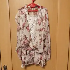 ☆キッズ女の子用☆バナナ チップス☆140サイズ☆ブラウス・トップス☆中古品☆