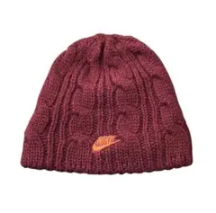 m*o様 【00s】NIKE ビーニー　刺繍ロゴ　ケーブル編み　vintage