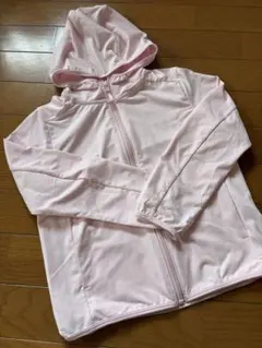 ユニクロ UNIQLOエアリズム フード付きパーカー 120サイズ ピンク