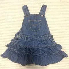 babyGap デニムオーバーオールワンピース 18-24M