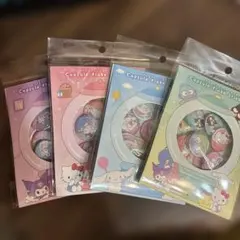カプセルフレークステッカー 4パックセット