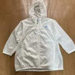adidas ウィンドブレーカー　ジャンパー　軽量　薄手　白　OT
