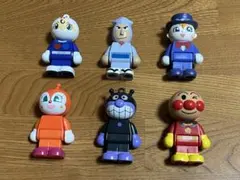 アンパンマン　ブロックラボ　人形　6体セット