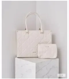 は*る様 ロゼミューズ Rosé Muse2way big tote アイボリー - メルカリ