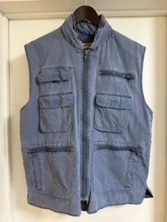 80s初期タグ BANANA REPUBLIC コットン サファリベスト