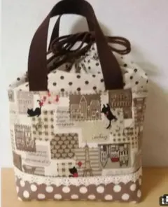 ネコ☆保温保冷お弁当袋☆ハンドメイド