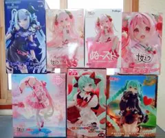 桜ミク 初音ミク 雪ミク フィギュア ぬーどるストッパー AMP coreful