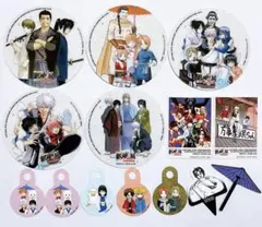 銀魂展 はたちのつどい カフェ コースター 全5種 マーカー ステッカー セット