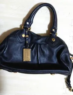 マークバイマークジェイコブズ レザーショルダーバッグ ブラック