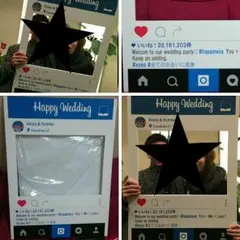 結婚式ウェルカムボード★A1インスタフレーム★インスタパネル ボード