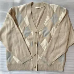 ehka sopo アーガイル　カーディガン